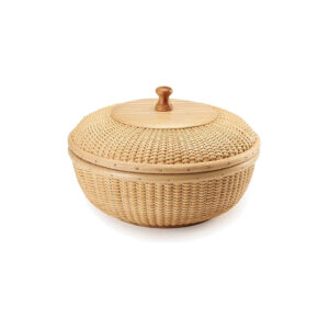 Teng Jin Nantucket Round Handicraft Basket