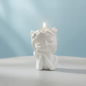 'Dreamy Girl' Scented Candle with Gypsum Holder