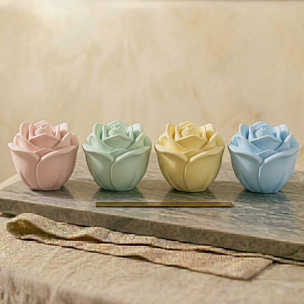 Rose Mini Gypsum Planter Rose Mini Gypsum Planter